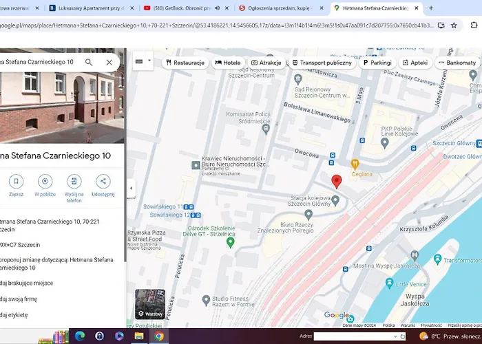 Apartament Luksusowy Przy Dworcu Szczecin